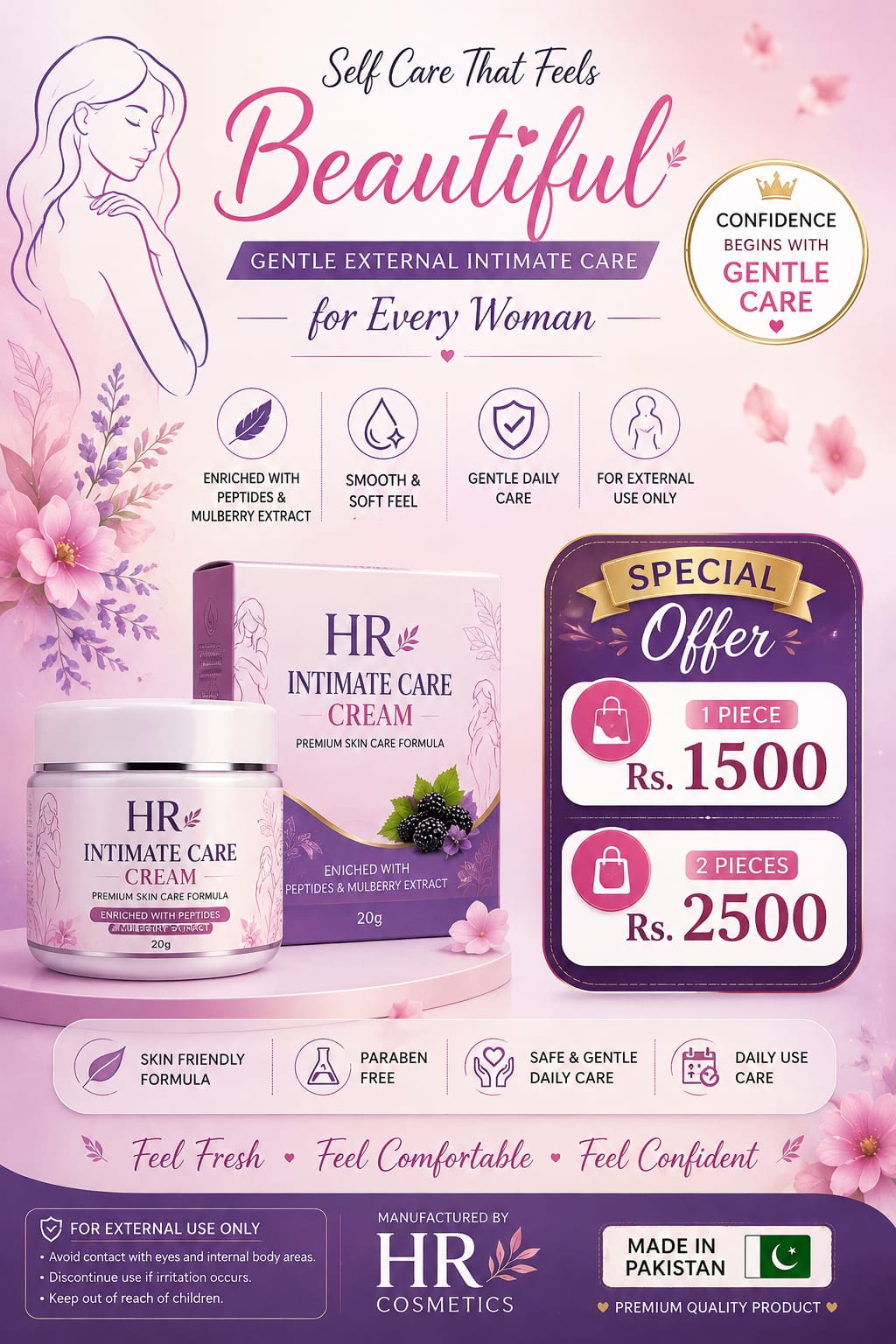 HR Intimate Care Cream