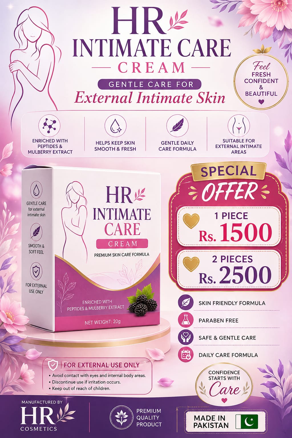 HR INTIMATE CARE CREAM
